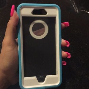 iPhone 6 blue otter case